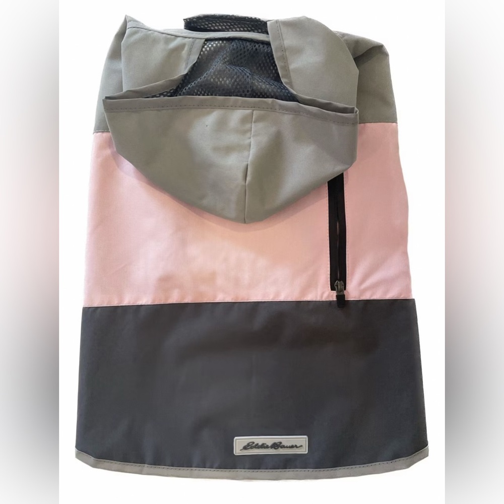 Eddie Bauer Pink and Gray Dog Jacket